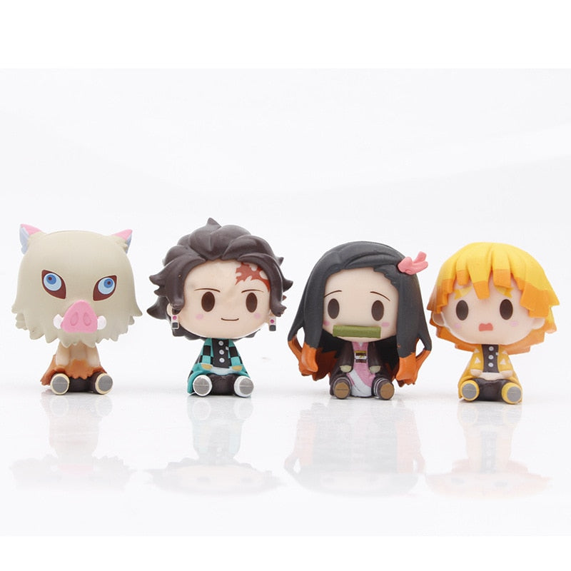 Demon Slayer 4ST Cute Figure Set