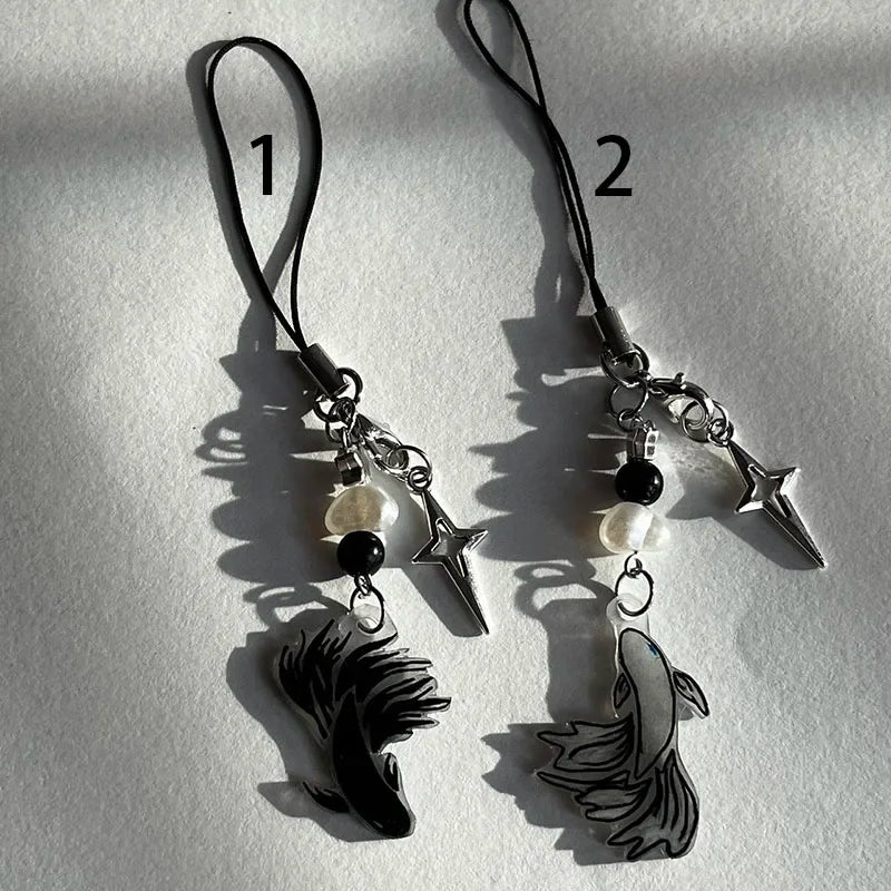 Gojo and Geto Koi Fish Keychain