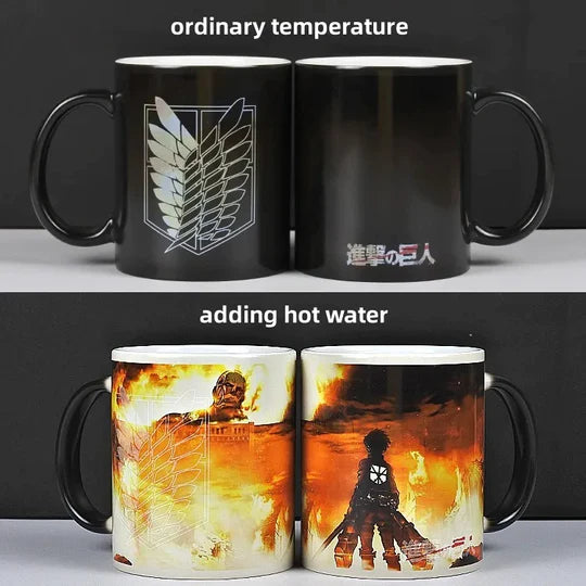 Attack on Titan Color Changing Ceramic Cup