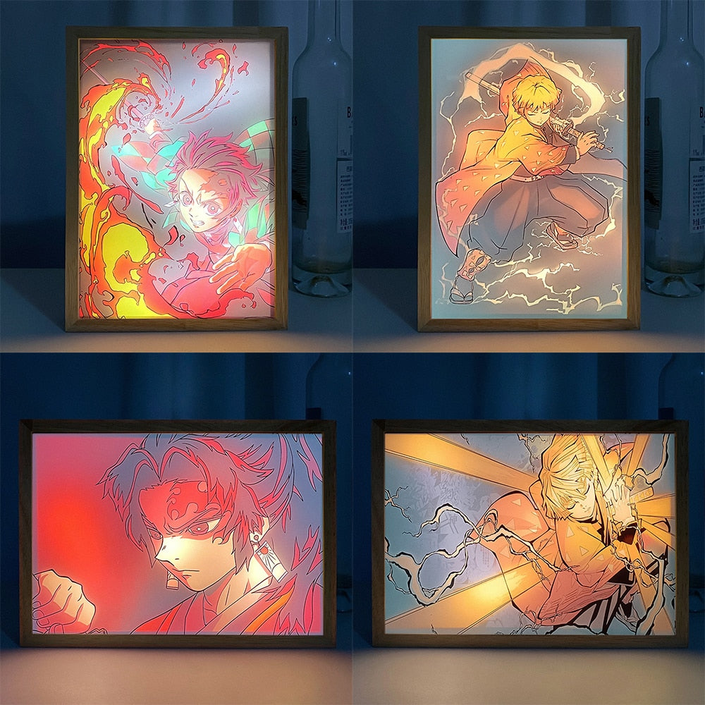 Kimetsu No Yaiba LED Painting