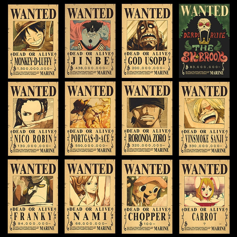 Wanted Posters set