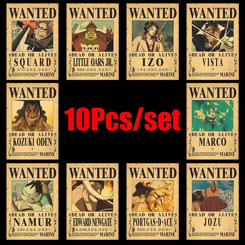 Wanted Posters set